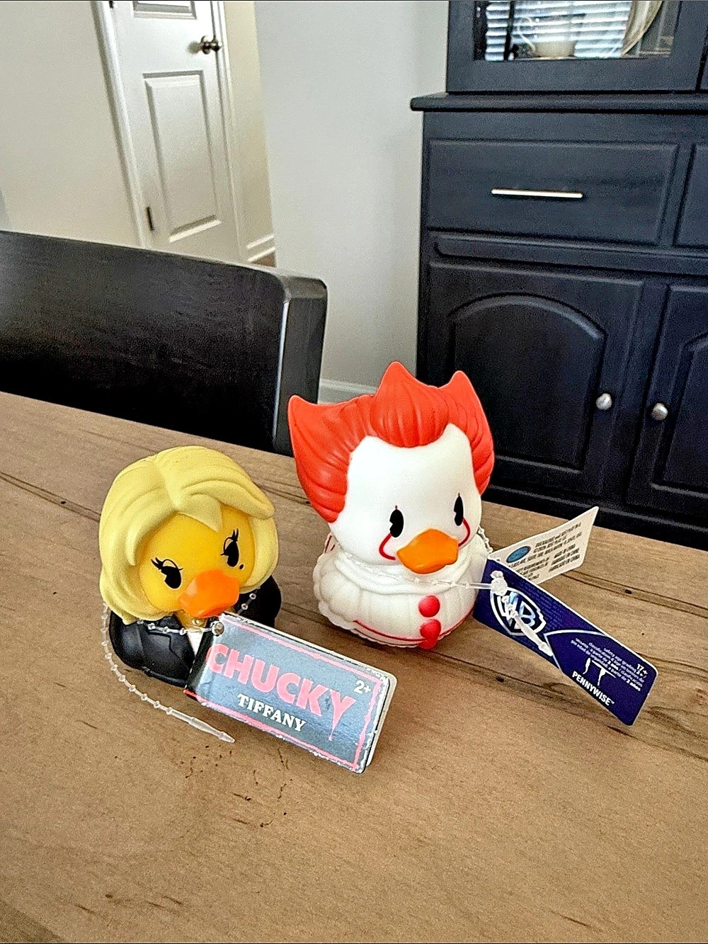 IT and Tiffany (Chucky) Rubber Ducks